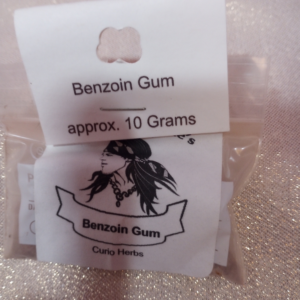 Benzoin Gum. Approximately 10 grams. CURIO USE ONLY